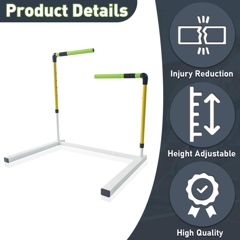 Morimoe Adjustable Height Training Hurdle Newly Upgraded Injury-Reducing Track & Field Hurdles for Athletes & Adults - Image 2